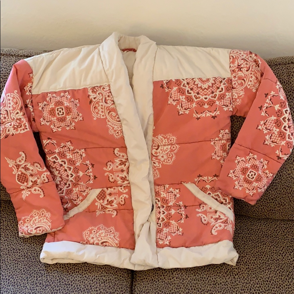Free People Faux Down Jacket